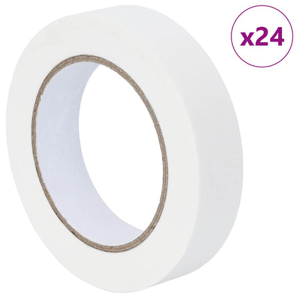 Maler Maskeringstape 24 pcs Hvid 25mm x 50m Papir