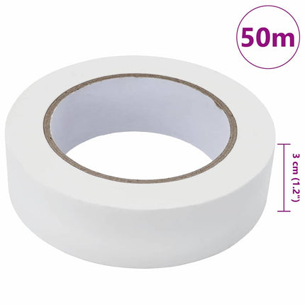 Maler Maskeringstape 12 pcs Hvid 30mm x 50m Papir