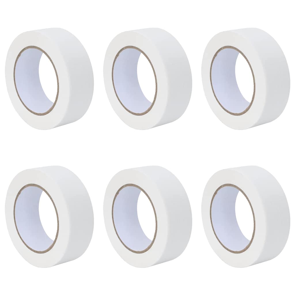 Maler Maskeringstape 6 pcs Hvid 38mm x 50m Papir