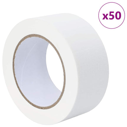 Maler Maskeringstape 50 stk. Hvid 50 mm x 50 m Papir