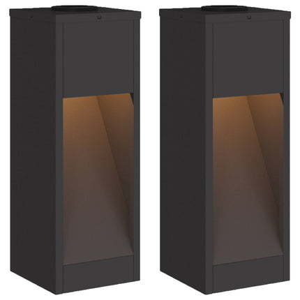 Solar Led Sti Lys 2 stk. Varm hvid 18 x 18 x 50 cm