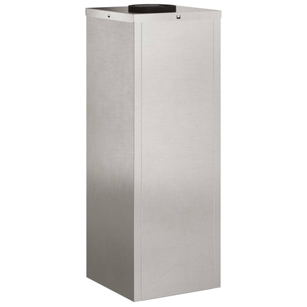 Solar Led Sti Lys 2 pcs Sølv Rustfrit stål