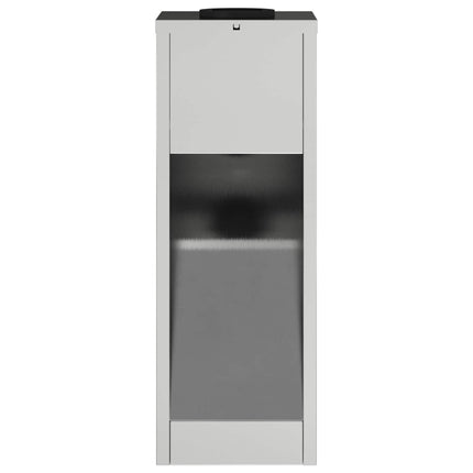 Solar Led Sti Lys med batteridrevne lys 2 pcs Sølv Galvaniseret