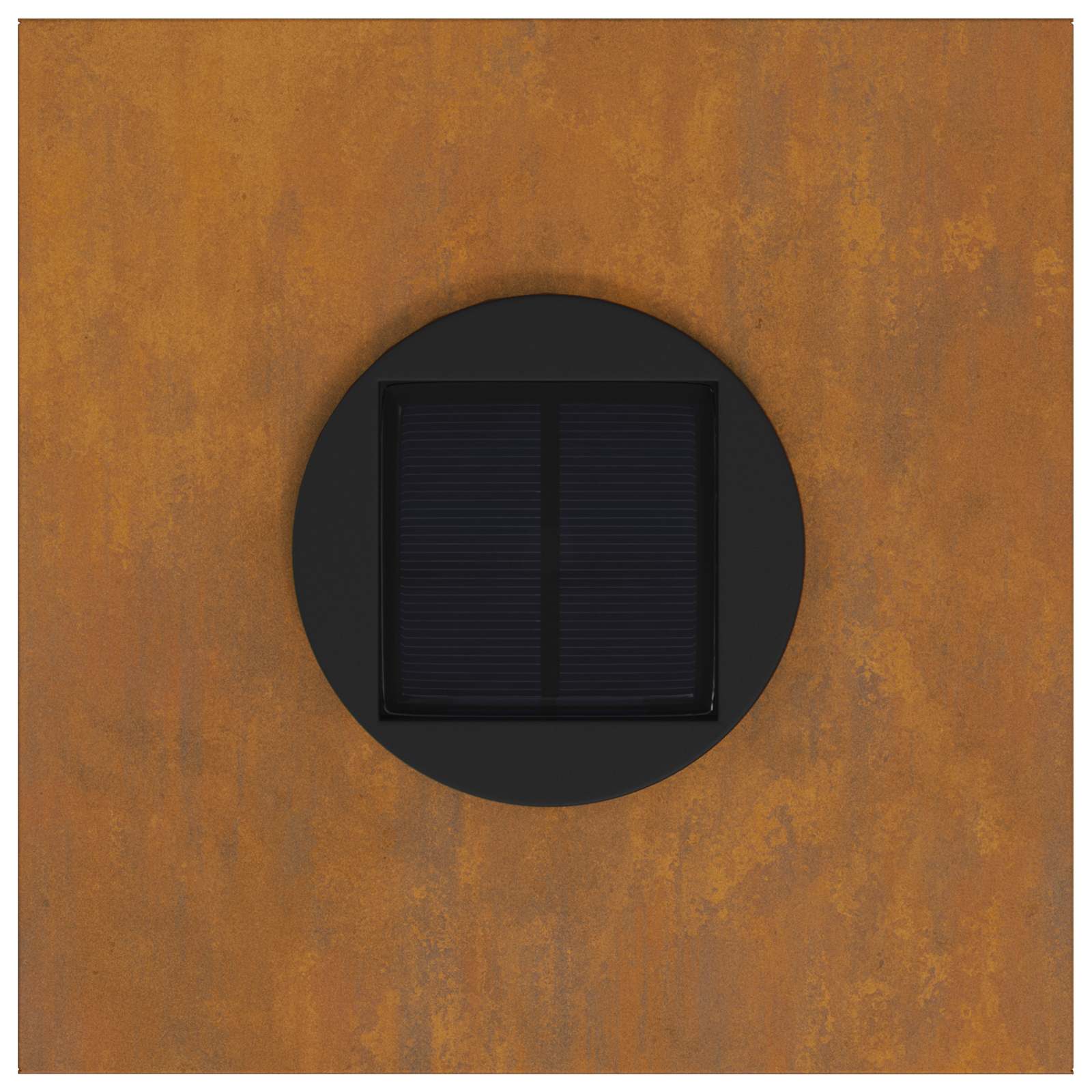 Solar Led Sti Lys med batteridrevne lys 2 pcs Bronze Cortenstål