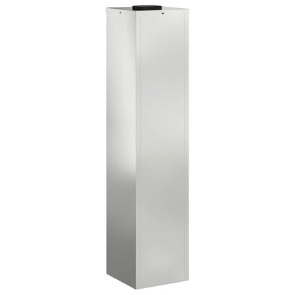 Solar Led Sti Lys 2 stk. Varm hvid 18 x 18 x 80 cm Galvaniseret