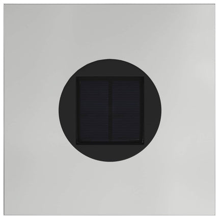 Solar Led Sti Lys 2 stk. Varm hvid 18 x 18 x 80 cm Galvaniseret