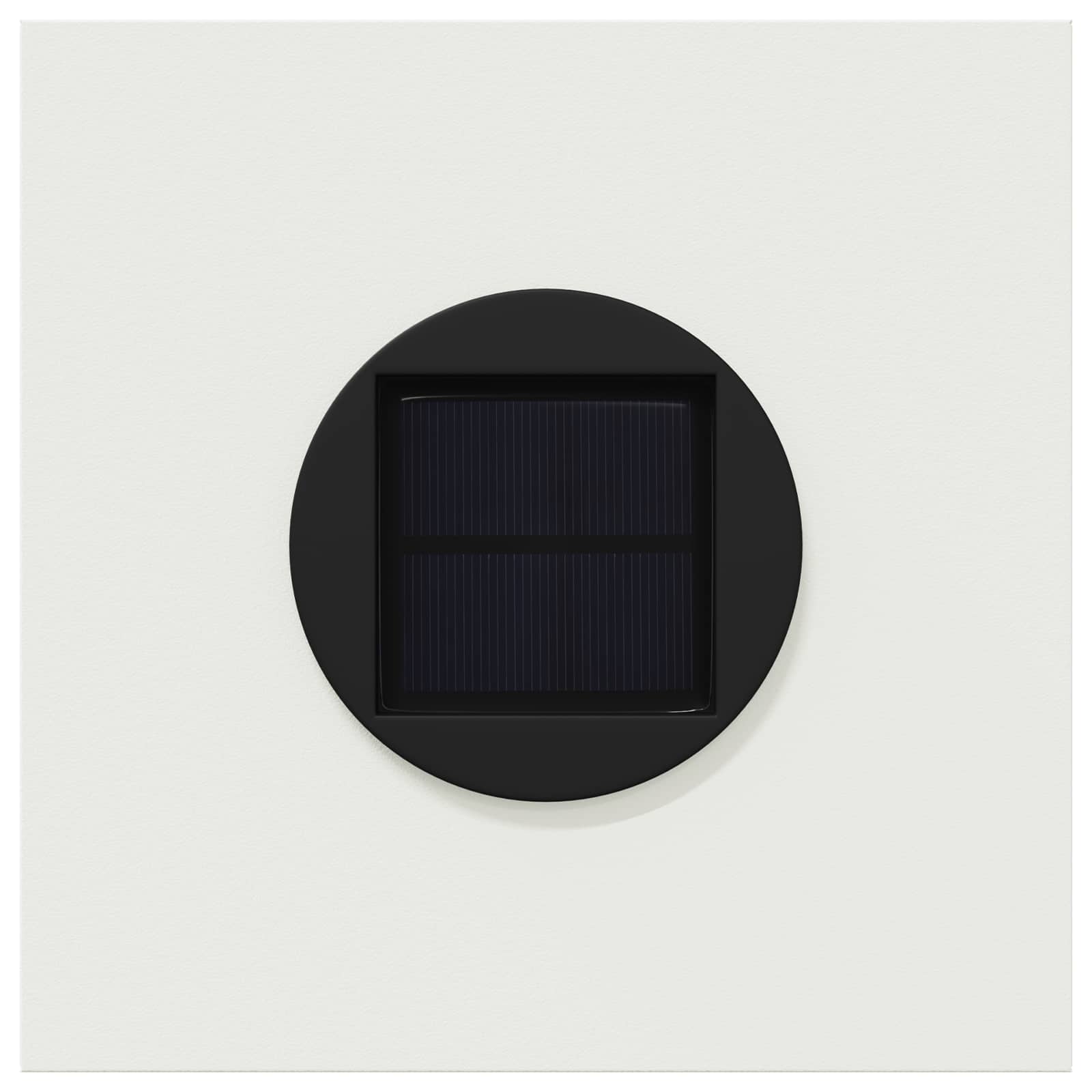 Solar LED sti lys 2 pcs Hvid Koldvalset Stål