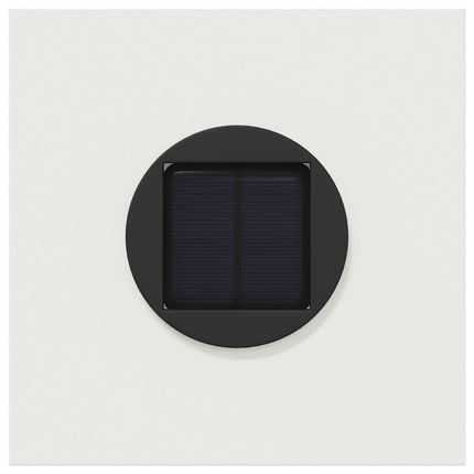 Solar LED sti lys 2 pcs Hvid Koldvalset Stål