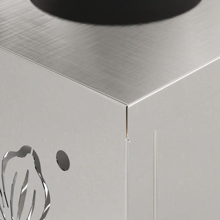 Solar LED sti lys 2 pcs Sølv Rustfrit stål