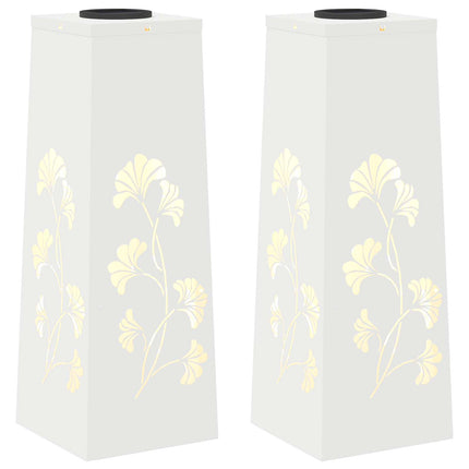 Solar LED sti lys 2 stk. Varm hvid 18 x 18 x 50 cm