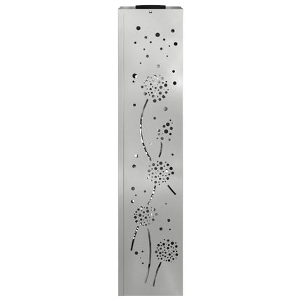 Solar LED sti lys 2 stk. Varm hvid 18 x 18 x 80 cm Galvaniseret