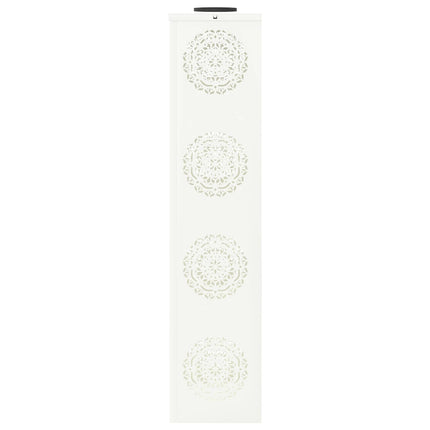 Solar LED sti lys 2 pcs Hvid Koldvalset Stål