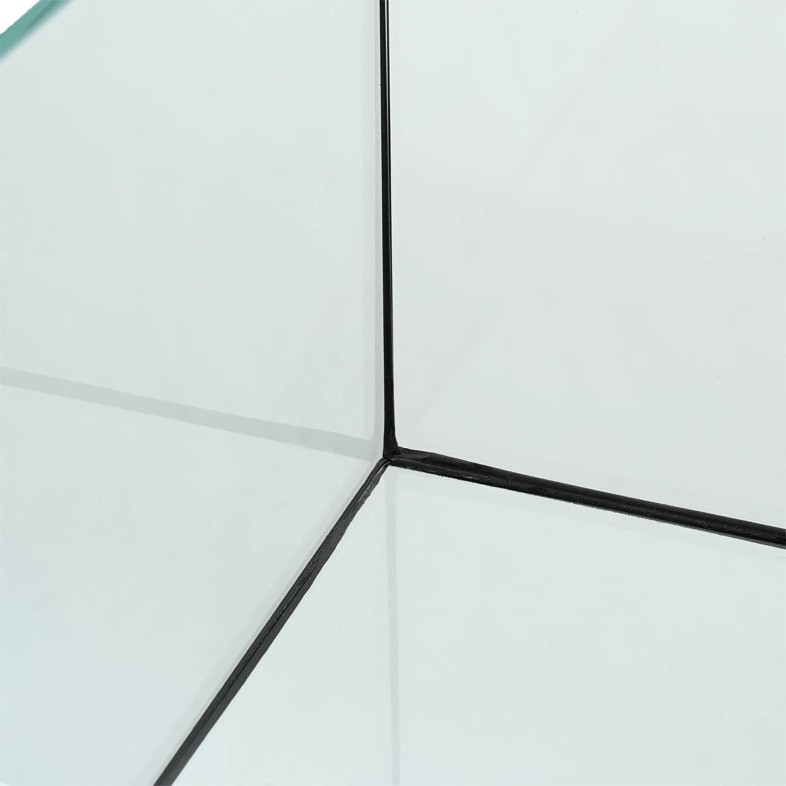 Akvarium med opbevaring Transparent 30 x 30 x 30 cm Glas