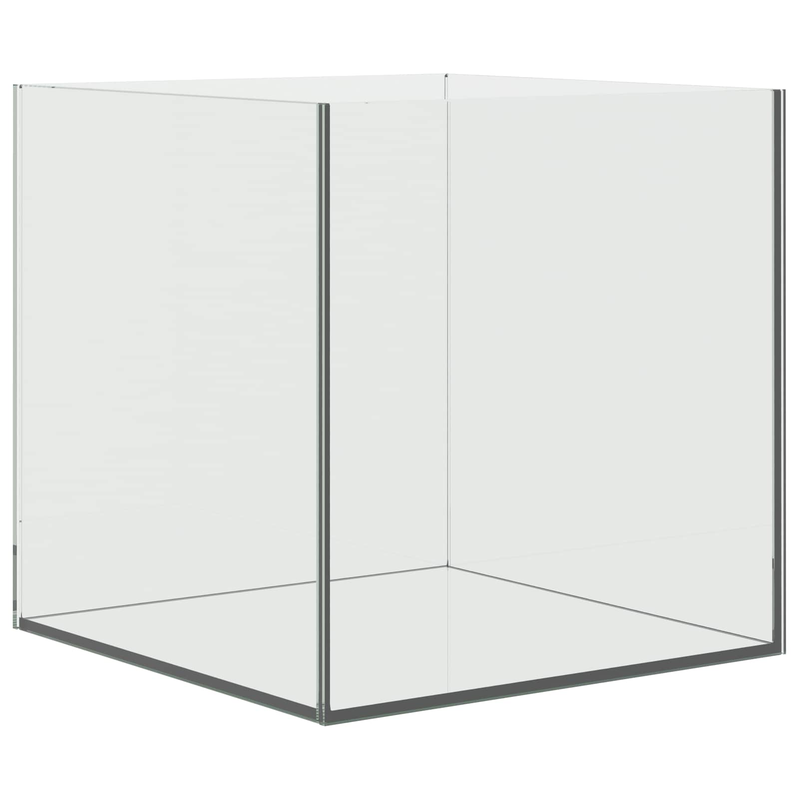Akvarium med opbevaring Transparent 30 x 30 x 30 cm Glas