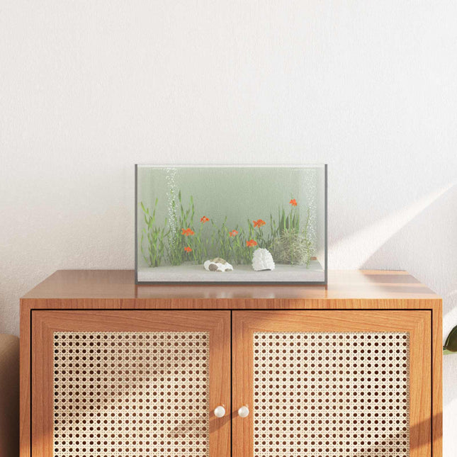 Akvarium med opbevaring Transparent 40 x 25 x 25 cm Glas