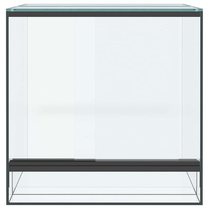 Terrarium med opbevaring Transparent 30 x 30 x 30 cm Glas