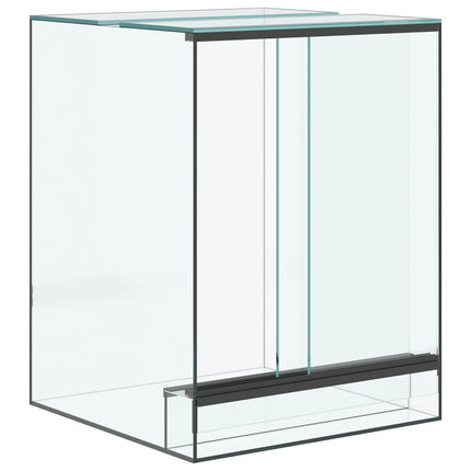 Terrarium med opbevaring Transparent 30 x 30 x 40 cm Glas