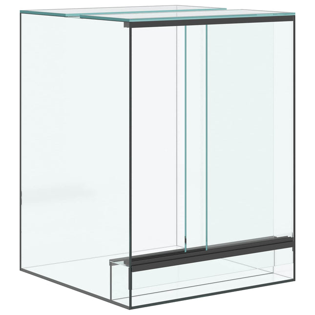 Terrarium med opbevaring Transparent 30 x 30 x 40 cm Glas
