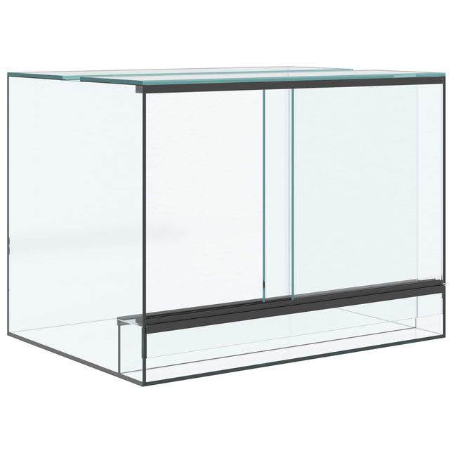 Terrarium med opbevaring Transparent 40 x 30 x 30 cm Glas
