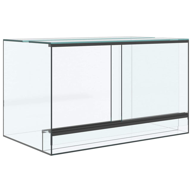 Terrarium med opbevaring Transparent 50 x 30 x 30 cm Glas