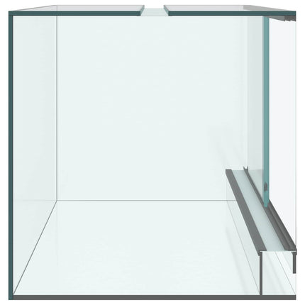 Terrarium med opbevaring Transparent 60 x 40 x 40 cm Glas