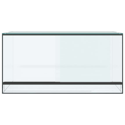 Terrarium med opbevaring Transparent 80 x 40 x 40 cm Glas