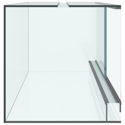 Terrarium med opbevaring Transparent 80 x 40 x 40 cm Glas