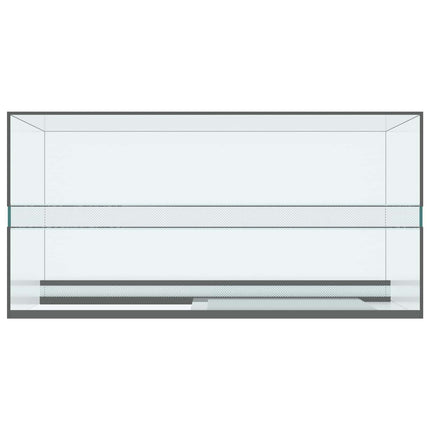 Terrarium med opbevaring Transparent 80 x 40 x 40 cm Glas