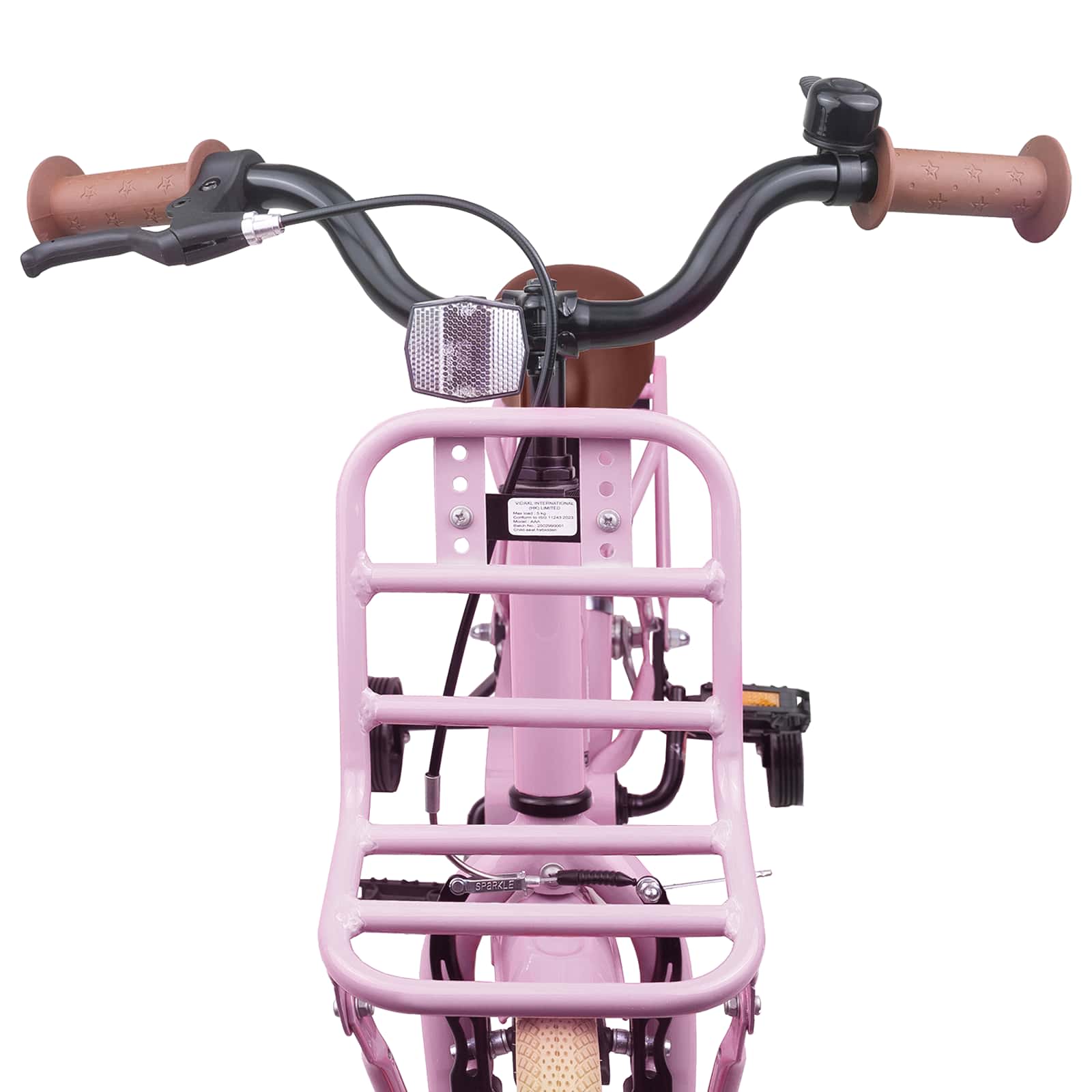 Børnecykel 12 tommer til 2-4 år gamle Lys pink