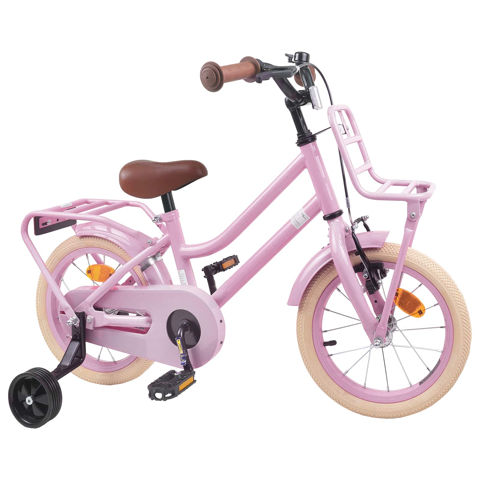 Børnecykel 12 tommer til 2-4 år gamle Lys pink