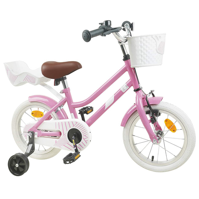 Børnecykel 14 tommer anbefalet til 3-5 år gammel Lys pink
