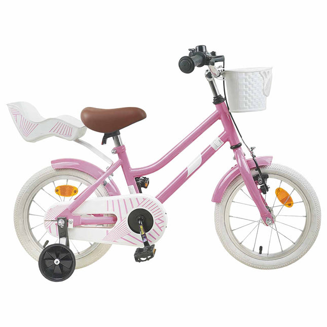 Børnecykel 14 tommer anbefalet til 3-5 år gammel Lys pink