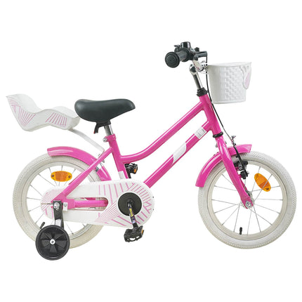 Børnecykel 12 tommer til 2-4 år gamle Mørk pink