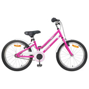 Børnecykel 24 tommer til 8-12 år Pink Hvid