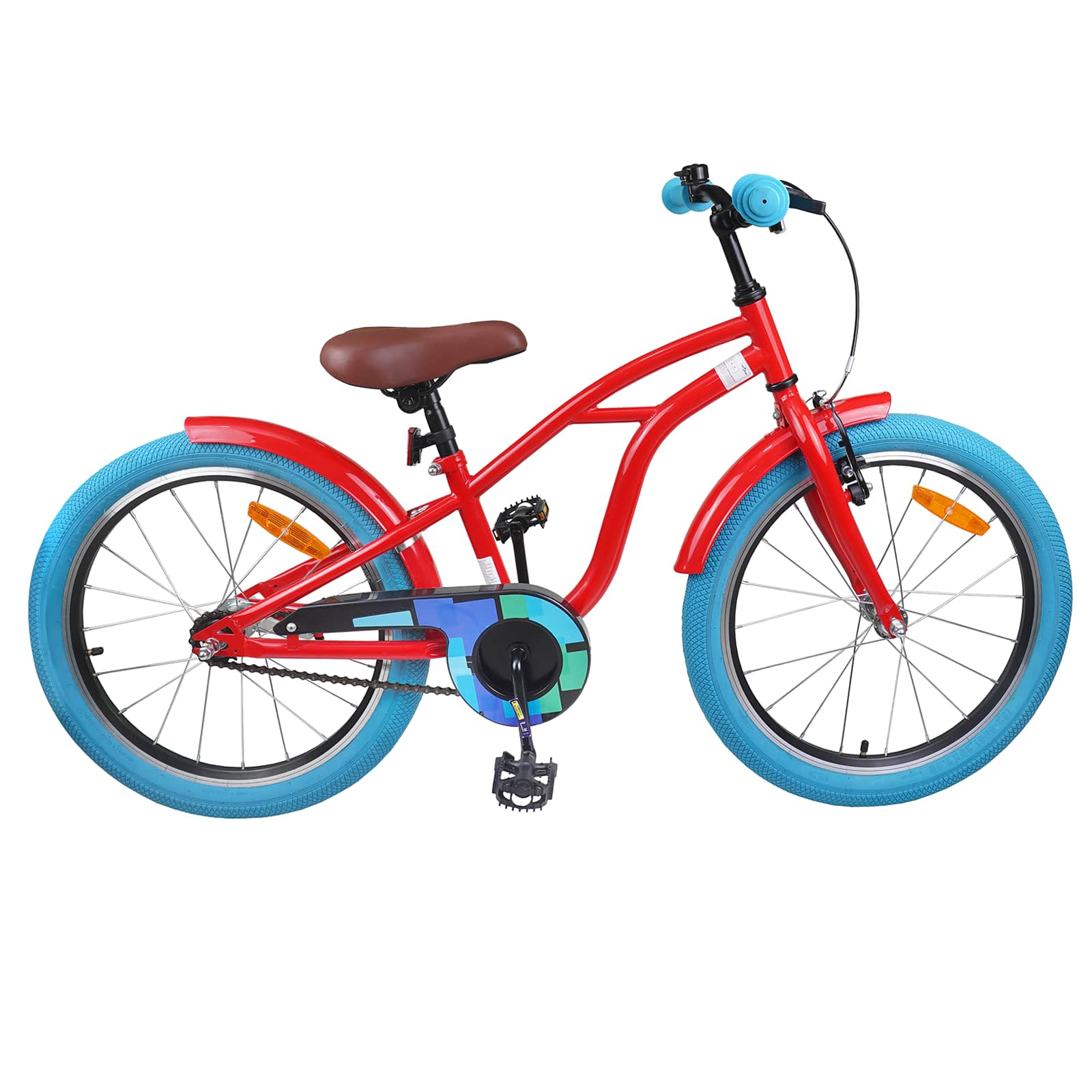 Børnecykel 22 tommer til 7-12 år gammel Rød