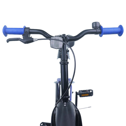 Børnecykel 20 tommer til børn i alderen 6-11 år Blå Sort