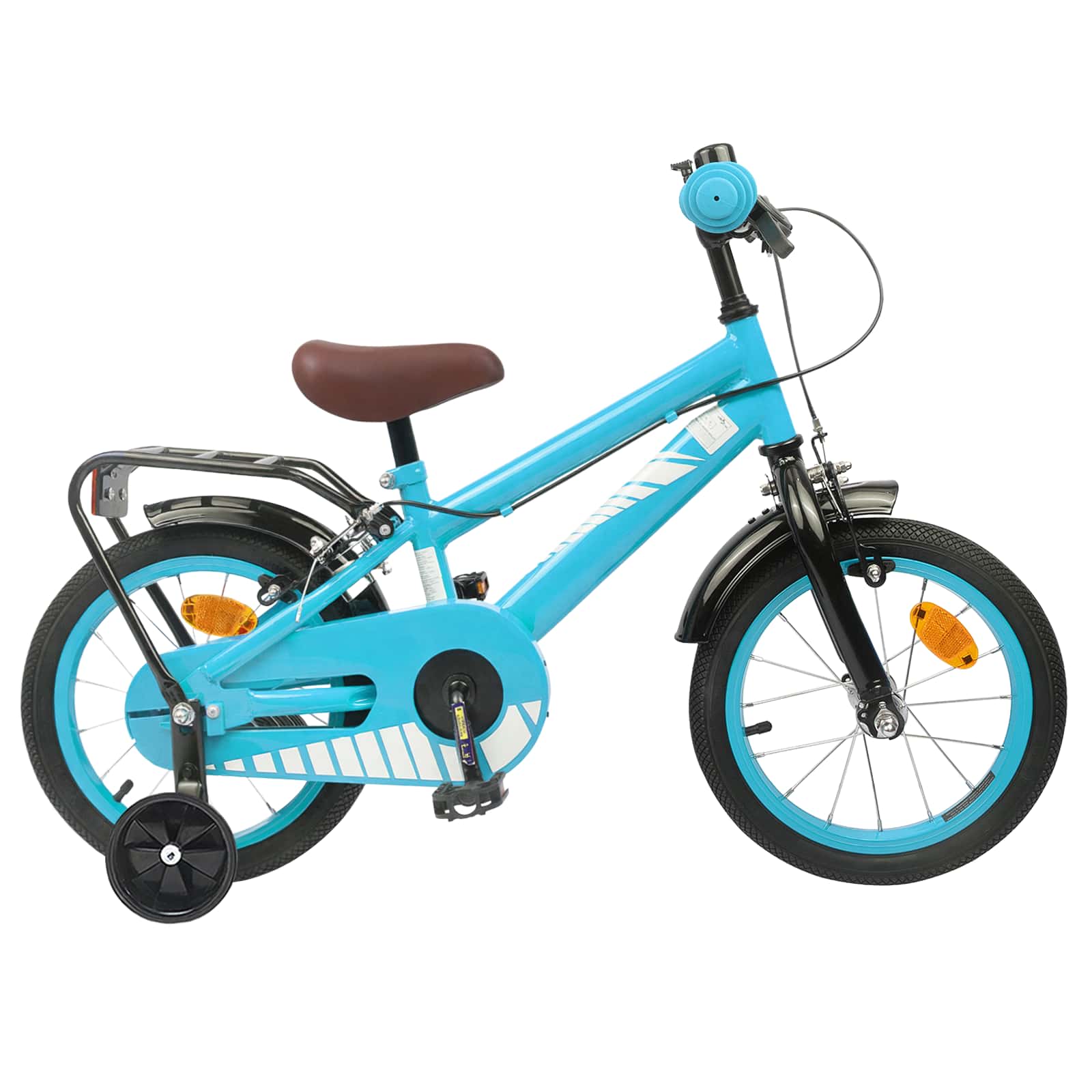 Børnecykel 16 tommer til 4-6 år gamle Lyseblå