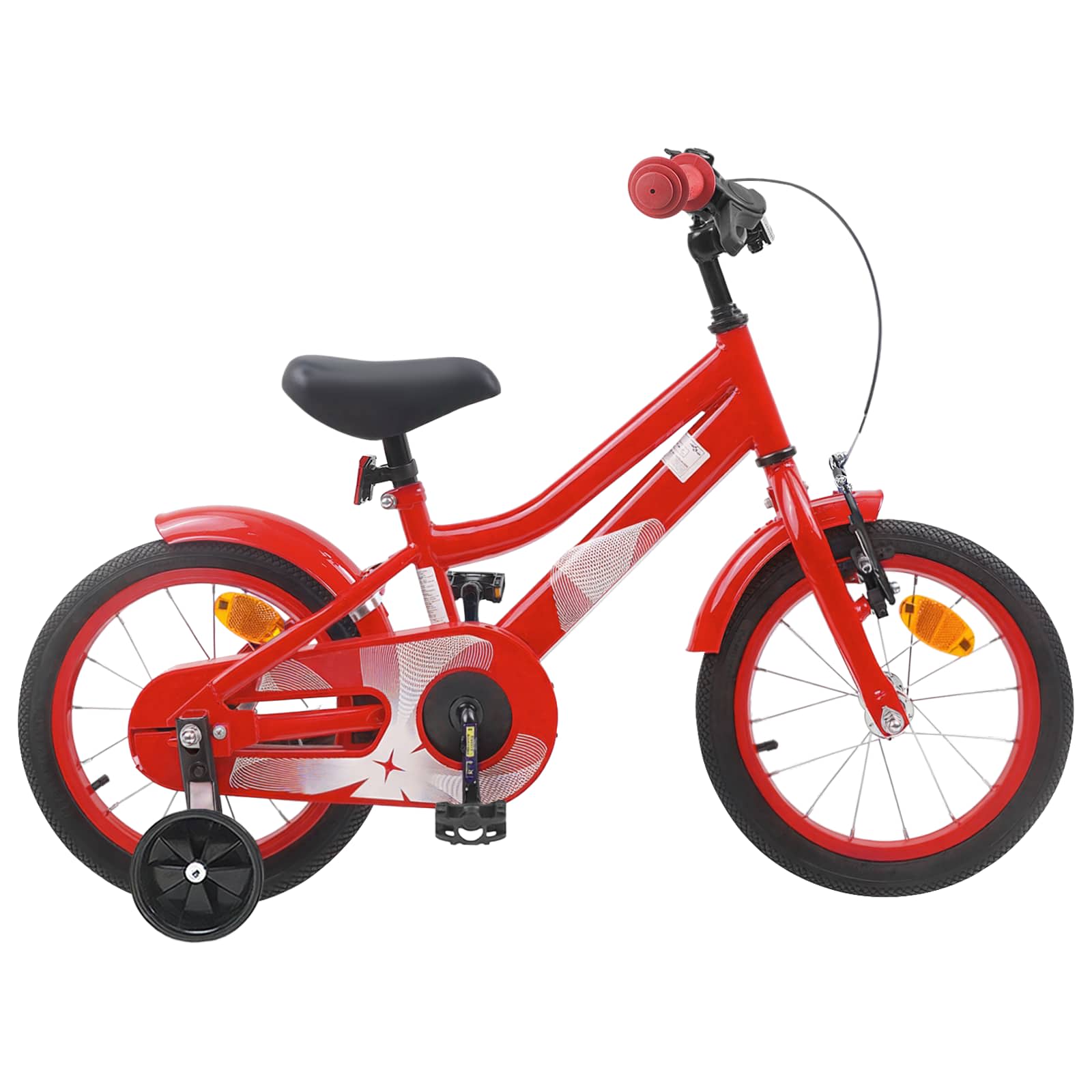 Børnecykel 12 tommer til 2-4 år gamle Rød