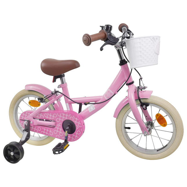 Børnecykel 14 tommer anbefalet til 3-5 år gammel Lys pink