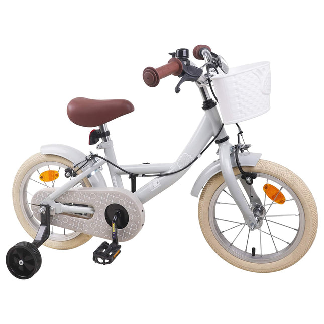 Børnecykel 12 tommer til 2-4 år gamle Lysegrå