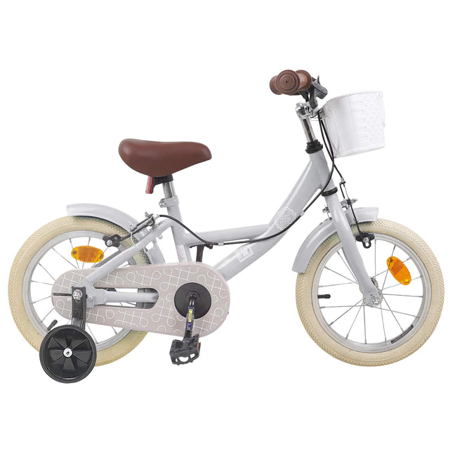 Børnecykel 12 tommer til 2-4 år gamle Lysegrå