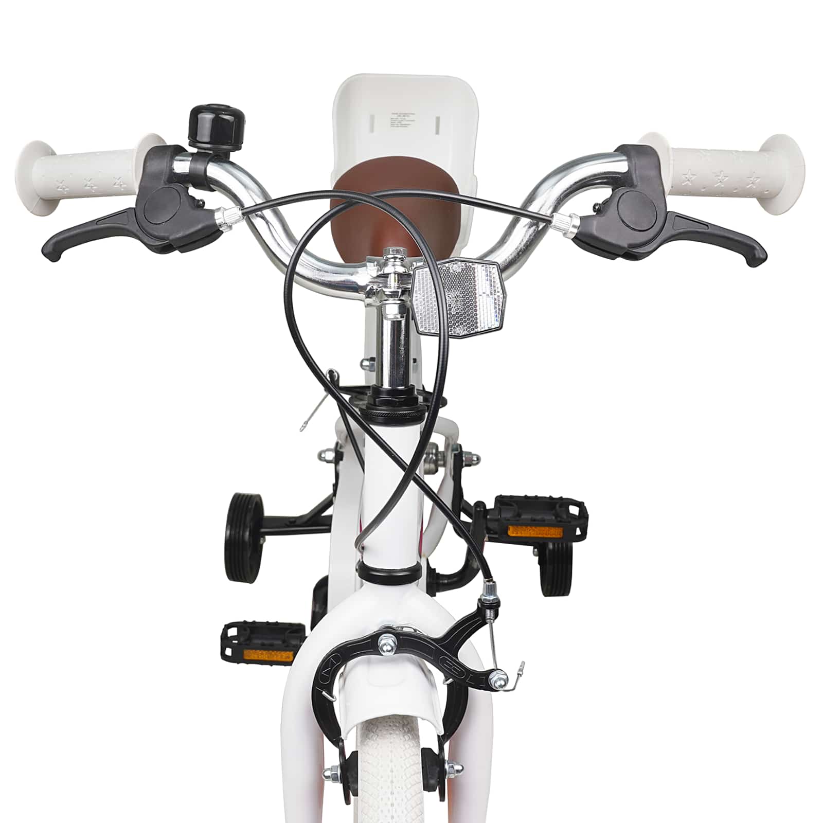 Børnecykel 14 tommer anbefalet til 3-5 år gammel Hvid