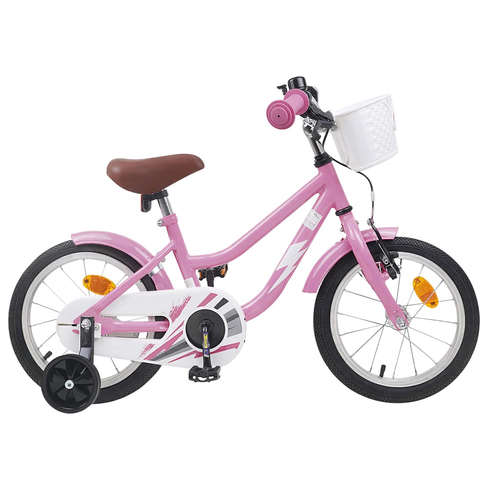 Børnecykel 14 tommer anbefalet til 3-5 år gammel Lys pink