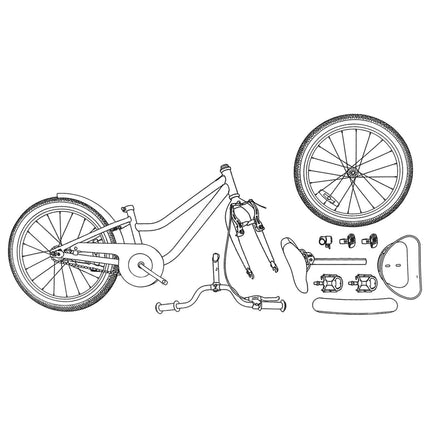 Børnecykel 20 tommer til børn i alderen 6-11 år Lys pink