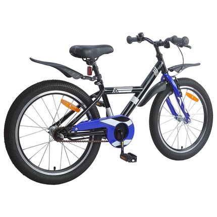 Børnecykel 20 tommer til børn i alderen 6-11 år Sort