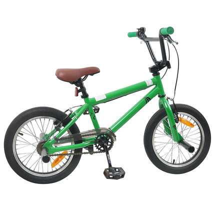 BMX Cykel 16 tommer til 5-8 år gamle Grøn