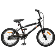 BMX Cykel 18 tommer til 7-10 år gamle Sort