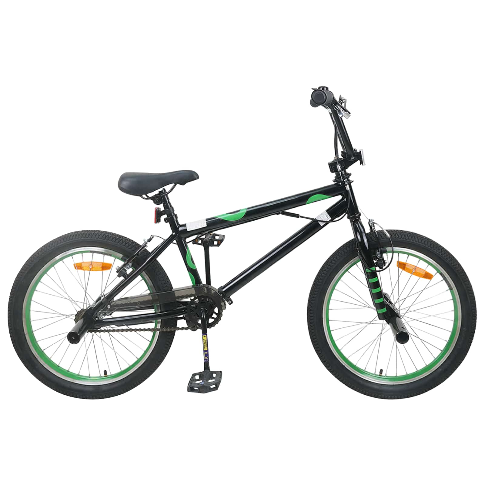 vidaXL BMX Cykel - Børnecykel - 20 tommer - sort