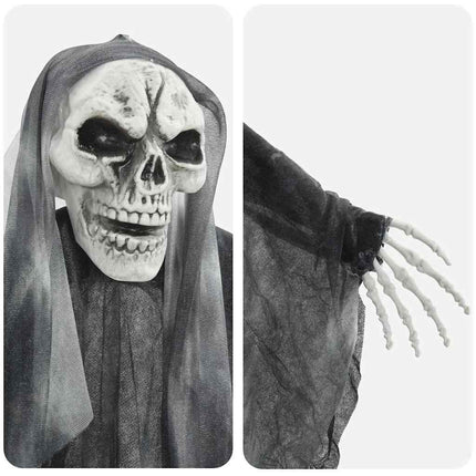 Halloween Hængende Spøgelse 3 pcs Sort 66 x 110 cm Polyester