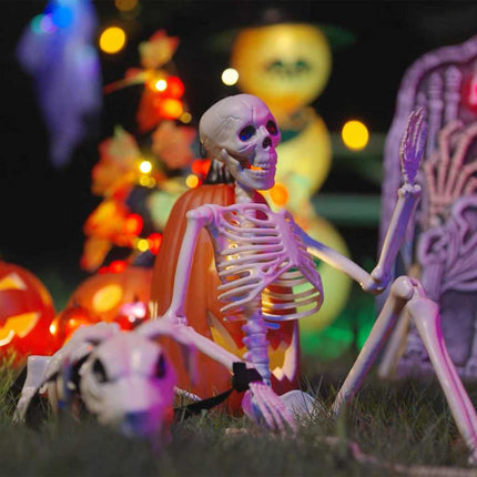 Halloween Dekoration Skelet 2 pcs Hvid Polypropylen
